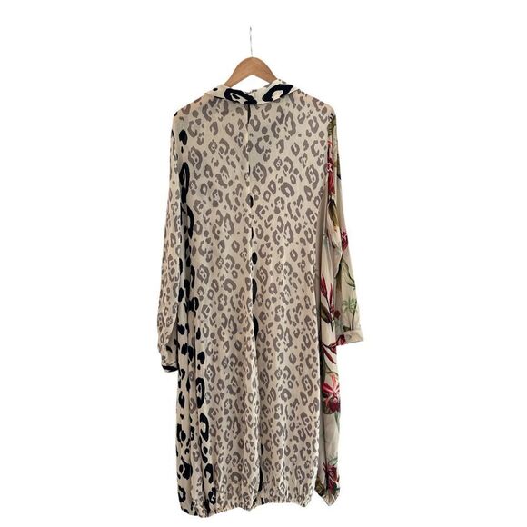 Alembika Women's Cheetah Floral Print Cat Wonderful Dress Multicolor Size 6 - Picture 12 of 13